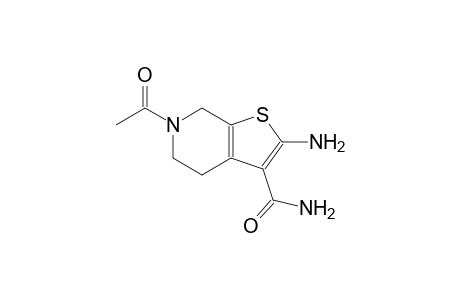 6-acetyl-2-amino-4,5,6,7-tetrahydrothieno[2,3-c]pyridine-3-carboxamide