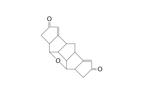 3a,3b,4a,4b,5,7b,7c,7D,8,8a-Decahydro-2H-4-oxa-dipentaleno(1,2,3-cd:1',2',3'-gh)pentalene-2,6(3H)-dione