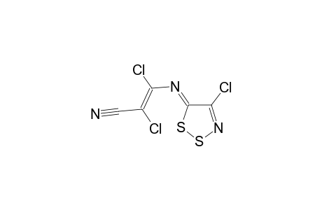 1-[N-(4-CHLORO-5H-1,2,3-DITHIAZOL-5-YLIDENE)-AMINO]-1,2-DICHLOROETHENE-2-CARBONITRILE