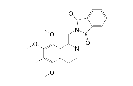 6-Methyl-5,7,8-trimethoxy-1-phthalimidomethyl-1,2,3,4-tetrahydroisoquinoline