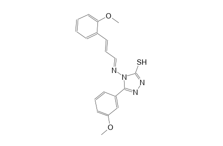 5-(3-methoxyphenyl)-4-{[(E,2E)-3-(2-methoxyphenyl)-2-propenylidene]amino}-4H-1,2,4-triazole-3-thiol