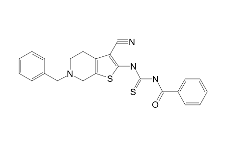 N-Benzoyl-N'-(6-benzyl-3-cyano-4,5,6,7-tetrahydrothieno[2,3-c]pyridin-2-yl)thiourea