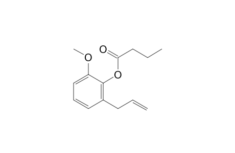 2-allyl-6-methoxyphenyl butanoate