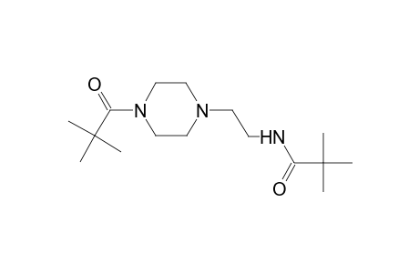 N-{2-[4-(2,2-dimethylpropanoyl)-1-piperazinyl]ethyl}-2,2-dimethylpropanamide