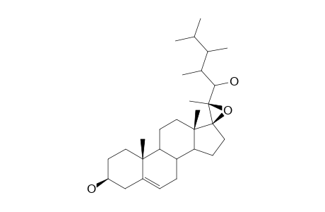 17-BETA,20-BETA-EPOXY-23,24-DIMETHYL-CHOLEST-5-ENE-3-BETA,22-DIOL