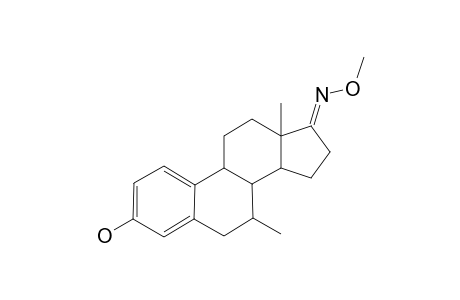 ESTRA-1,3,5(10)-TRIENE-7.ALPHA.-METHYL-3-OL-17-ONE(17-O-METHYLOXIME)