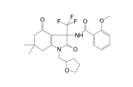 Benzamide, N-[2,3,4,5,6,7-hexahydro-6,6-dimethyl-2,4-dioxo-1-[(tetrahydro-2-furanyl)methyl]-3-(trifluoromethyl)-1H-indol-3-yl]-2-methoxy-