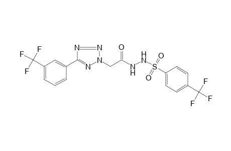 1-[(alpha,alpha,alpha-trifluoro-p-tolyl)sulfonyl]-2-{[5-(alpha,alpha,alpha-trifluoro-m-tolyl)-2H-tetrazol-2-yl]acetyl}hydrazine