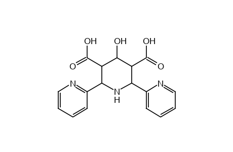 2,6-DI-2-PYRIDYL-4-HYDROXY-3,5-PIPERIDINEDICARBOXYLIC ACID