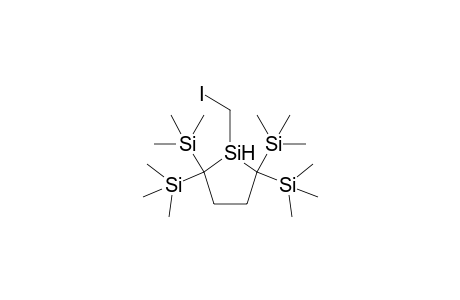 1-(Iodomethyl)-2,2,5,5-tetra(trimethylsilyl)-1-silacyclopentane