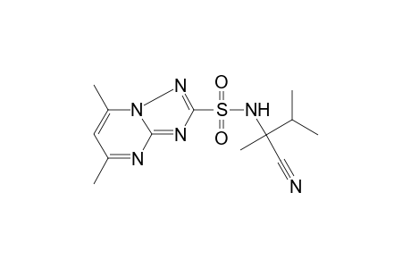 N-(1-Cyano-1,2-dimethylpropyl)-5,7-dimethyl[1,2,4]triazolo[1,5-a]pyrimidine-2-sulfonamide