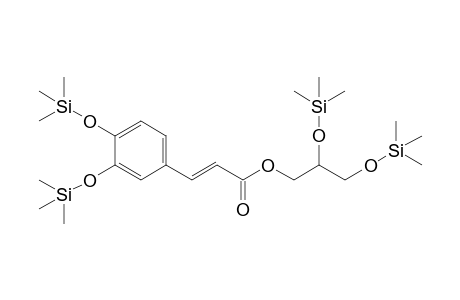 Glycerol <1-caffeoyl->, tetra-TMS