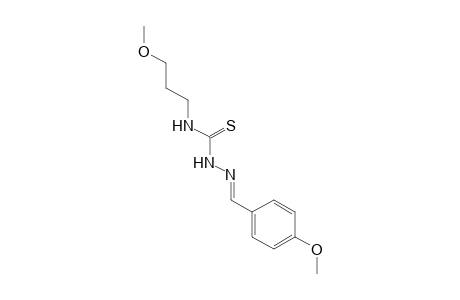 1-(p-methoxybenzylidene)-4-(3-methoxypropyl)-3-thiosemicarbazide