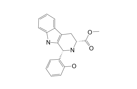 cis-(3-[Methoxycarbonyl]-1,2,3,4-tetrahydro-9H-pyrido[3,4-B]indol-1-yl)-(2-hydroxy-benzene)