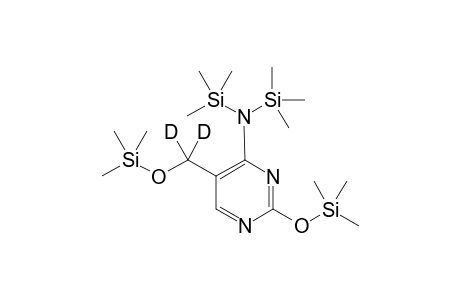 5-[dideuterio(trimethylsilyloxy)methyl]-N,N-bis(trimethylsilyl)-2-trimethylsilyloxy-pyrimidin-4-amine