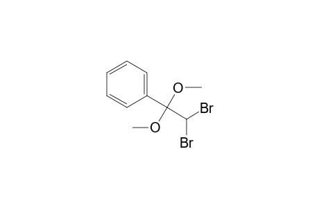 (2,2-dibromo-1,1-dimethoxy-ethyl)benzene