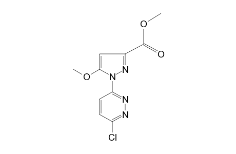 1-(6-chloro-3-pyridazinyl)-5-methoxypyrazole-3-carboxylic acid, methyl ester