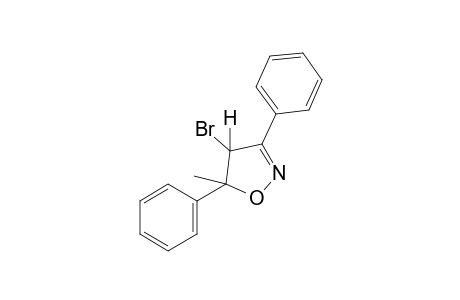 4-bromo-3,5-diphenyl-5-methyl-2-isoxazoline