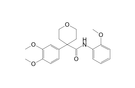 2H-pyran-4-carboxamide, 4-(3,4-dimethoxyphenyl)tetrahydro-N-(2-methoxyphenyl)-