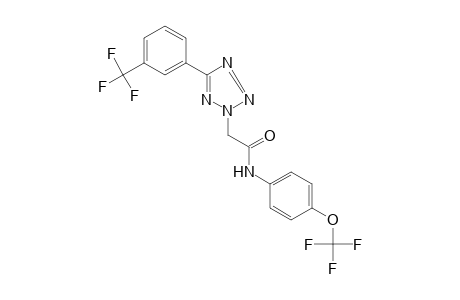 alpha,alpha,alpha-trifluoro-5-(alpha,alpha,alpha-trifluoro-m-tolyl)-2H-tetrazole-2-acet-p-anisidide