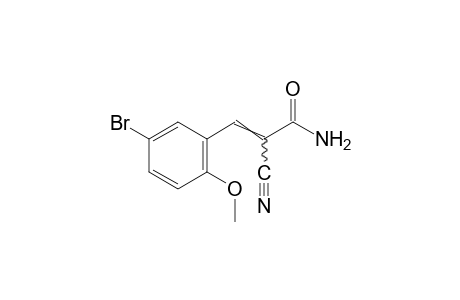 5-bromo-alpha-cyano-2-methoxycinnamamide