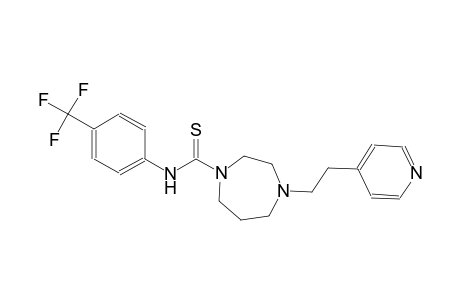 1H-1,4-diazepine-1-carbothioamide, hexahydro-4-[2-(4-pyridinyl)ethyl]-N-[4-(trifluoromethyl)phenyl]-