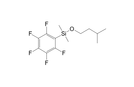 3-Methylbutanol, dimethylpentafluorophenylsilyl ether