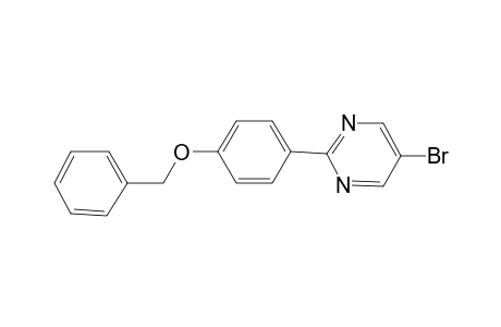 Pyrimidine, 5-bromo-2-(4-benzyloxyphenyl)-