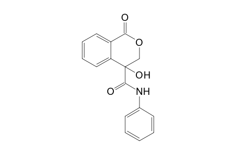 4-Hydroxy-1-keto-N-phenyl-isochroman-4-carboxamide