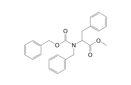 2-[Benzyl(carbobenzoxy)amino]-3-phenyl-propionic acid methyl ester