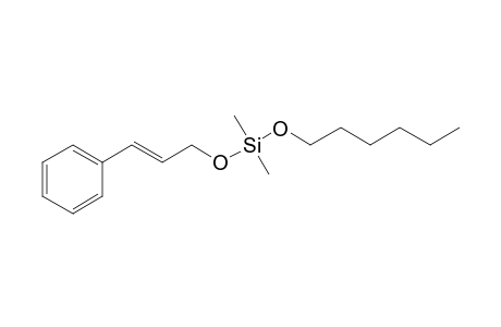 Silane, dimethyl(3-phenylprop-2-enyloxy)hexyloxy-