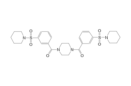 1,4-bis[3-(1-piperidinylsulfonyl)benzoyl]piperazine