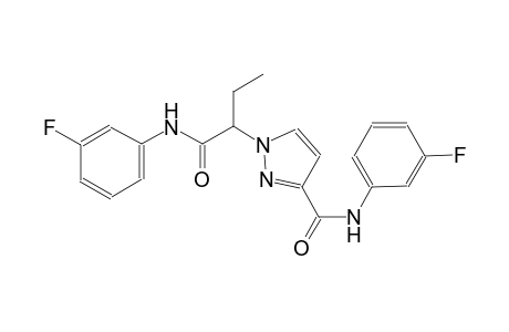 1H-pyrazole-1-acetamide, alpha-ethyl-N-(3-fluorophenyl)-3-[[(3-fluorophenyl)amino]carbonyl]-