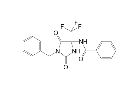 Benzamide, N-(1-benzyl-2,5-dioxo-4-trifluoromethylimidazolidin-4-yl)-