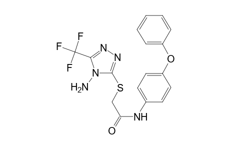 acetamide, 2-[[4-amino-5-(trifluoromethyl)-4H-1,2,4-triazol-3-yl]thio]-N-(4-phenoxyphenyl)-