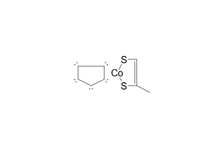 Cobalt, cyclopentadienyl(1-methyl) 1,2-dithiolatoethene