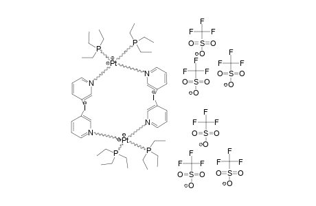 [PT-(CIS-ET3P)2(C10H8N2I)]2-[OTF]6