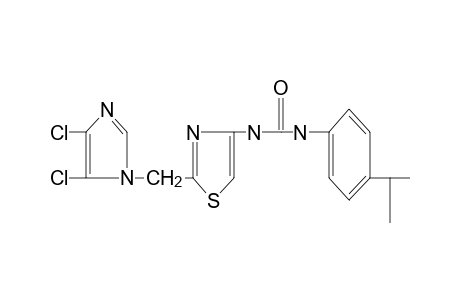 1-(p-cumenyl)-3-{2-[(4,5-dichloroimidazol-1-yl)methyl]-4-thiazolyl}urea