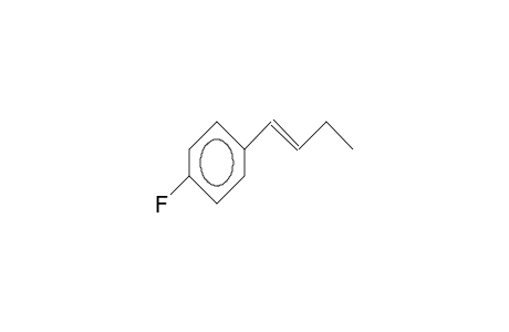 Benzene, 1-(1-butenyl)-4-fluoro-, (E)-
