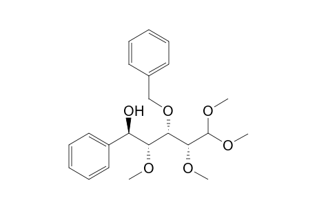 (2R,3S,4R,5R)-3-O-benzyl-2,4-dimethoxy-5-hydroxyl-5-C-phenyl pentanaldimethyl acetal