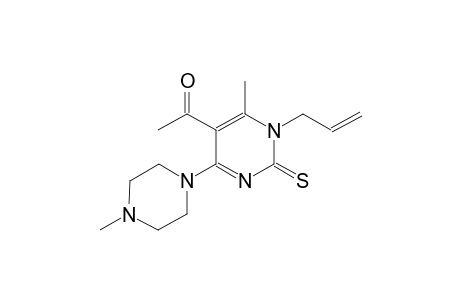 1-[1-allyl-6-methyl-4-(4-methyl-1-piperazinyl)-2-thioxo-1,2-dihydro-5-pyrimidinyl]ethanone