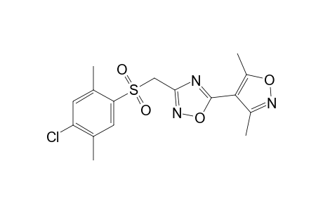 3-{[(4-chloro-2,5-xylyl)sulfonyl]methyl}-5-(3,5-dimethyl-4-isoxazolyl)-1,2,4-oxadiazole