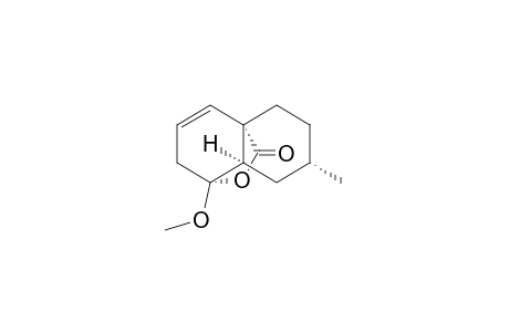 rel-(1R,4aS,7S,8aR)-1,5,6,7,8,8a-hexahydro-1-methoxy-7-methyl-2H-1,4a-(epoxymethano)naphthalen-9-one