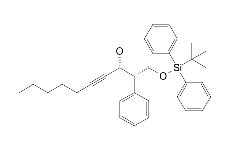 (2S,3R)-1-[(t-Butyldiphenylsilyl)oxy]-2-phenyldec-4-yn-3-ol