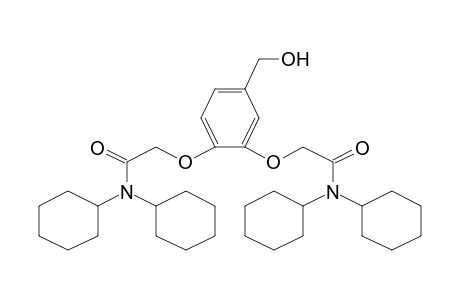 N,N-Dicyclohexyl-2-[2-[2-(dicyclohexylamino)-2-oxoethoxy]-4-(hydroxymethyl)phenoxy]acetamide