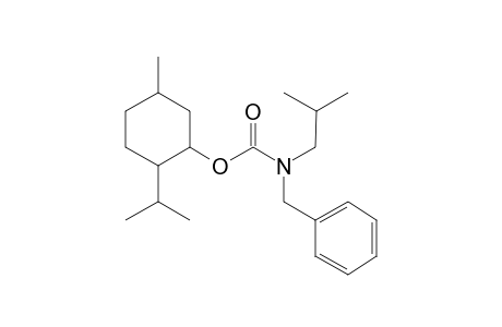 Carbonic acid, monoamide, N-benzyl-N-isobutyl-, menthyl ester