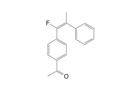 (E)-1-FLUORO-1-(4-ACETYLPHENYL)-2-PHENYLPROPENE