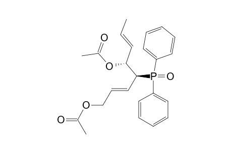 (4RS,5RS)-(E,E)-4-Diphenylphosphinoylocta-2,6-diene-1,5-diyl diacetate