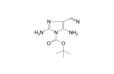 2,5-Diamino-4-cyano-imidazole-1-carboxylic acid, t-butyl ester