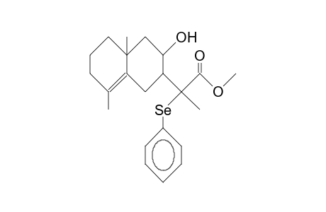 (11S)-8a-Hydroxy-11-phenylseleno-7aH-eudesm-4-en-12-oic acid, methyl ester
